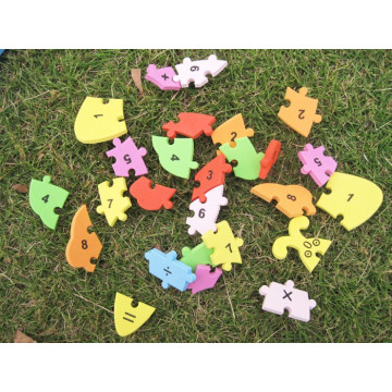 Educational Interlocking EVA Foam Alphabet Letters Numbers Mat Puzzle New